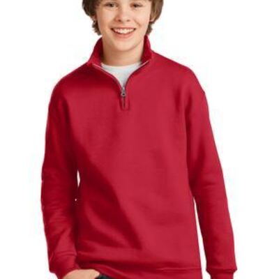 ICD Youth NuBlend ® ; 1/4 Zip Cadet Collar Sweatshirt (Uniform) Thumbnail
