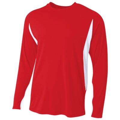 ICD Adult Long Sleeve Color Block T-Shirt Thumbnail