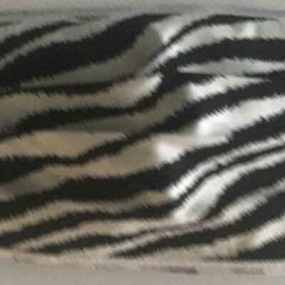 FACEMASK - NON-MEDICAL HOMEMADE MASK - ZEBRA Thumbnail