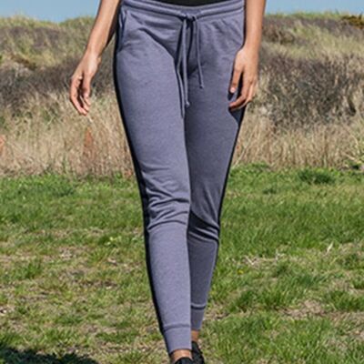 SEW N STITCHES - MV SPORT Women's French Terry Side Stripe Joggers Thumbnail